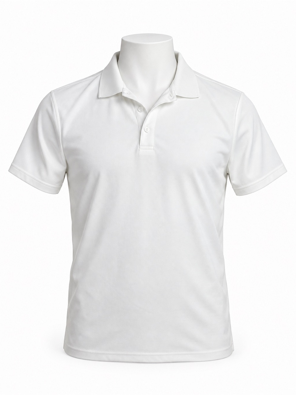 Classic White Men’s Polo Shirt